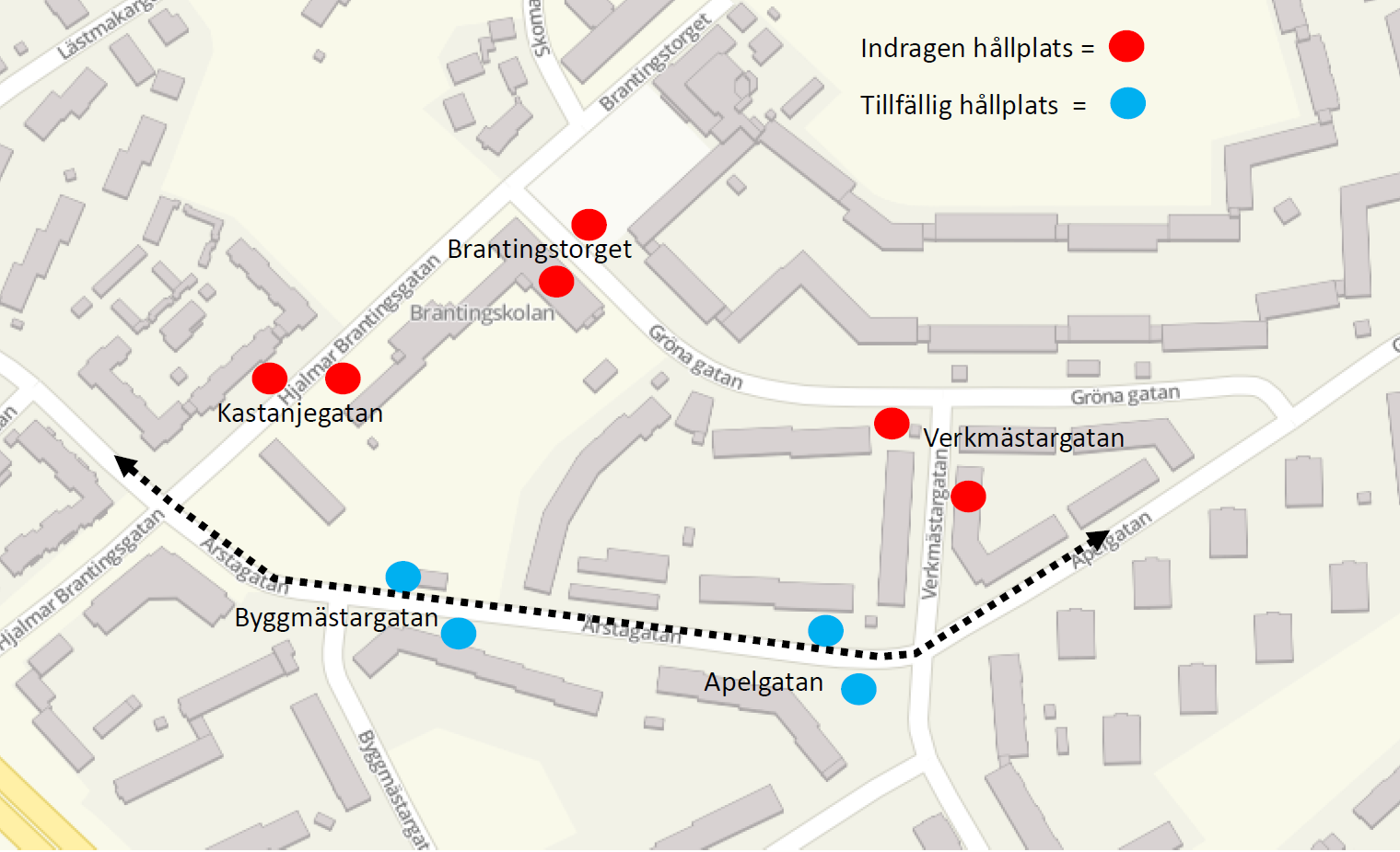 Ändrad körväg linje 30