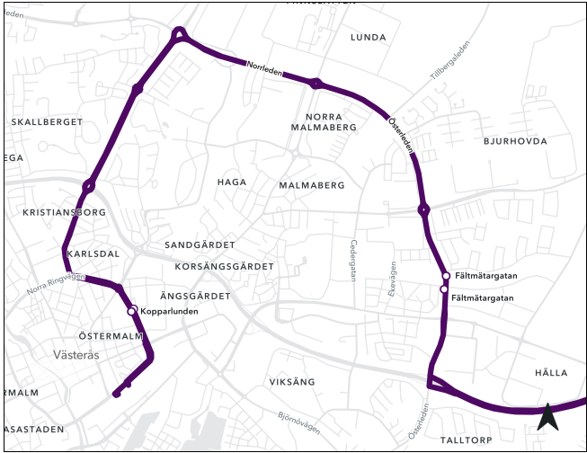 Ändrad körväg linje 774 och 874